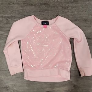 Girls Sequin Pullover